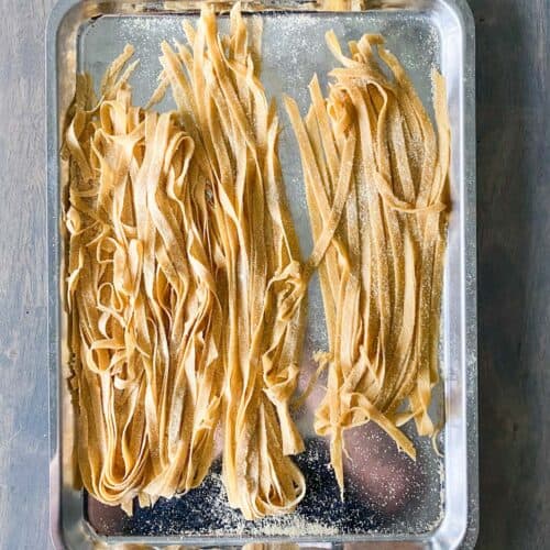 View of Homemade Whole Grain Pasta Recipe